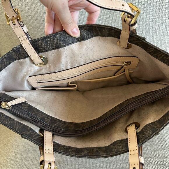 Michael Kors Jet Set Signature Tote Shoulder Bag - Picture 3 of 7